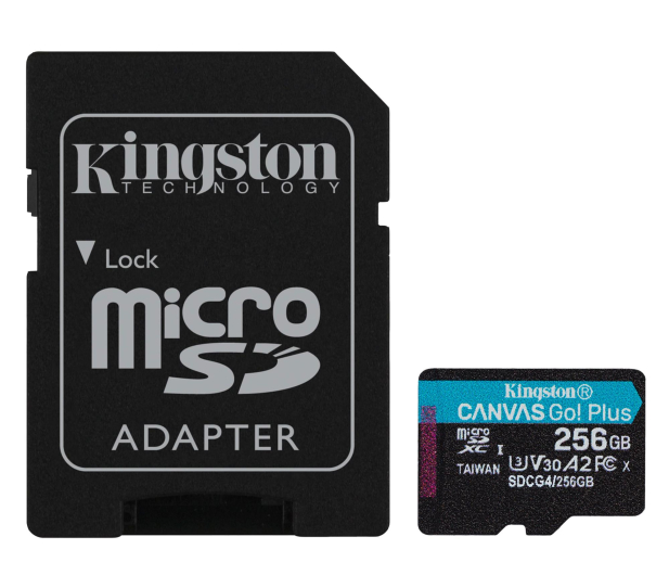KINGSTON MicroSD 256GB 200MB/s SDCG4/256GB - 1333695 - zdjęcie